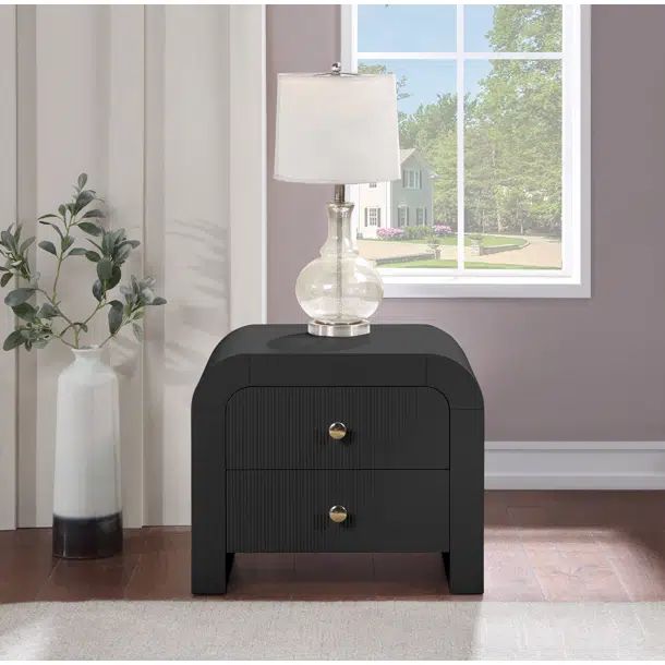 Moncure 22'' Tall 2 - Drawer Nightstand | Wayfair North America