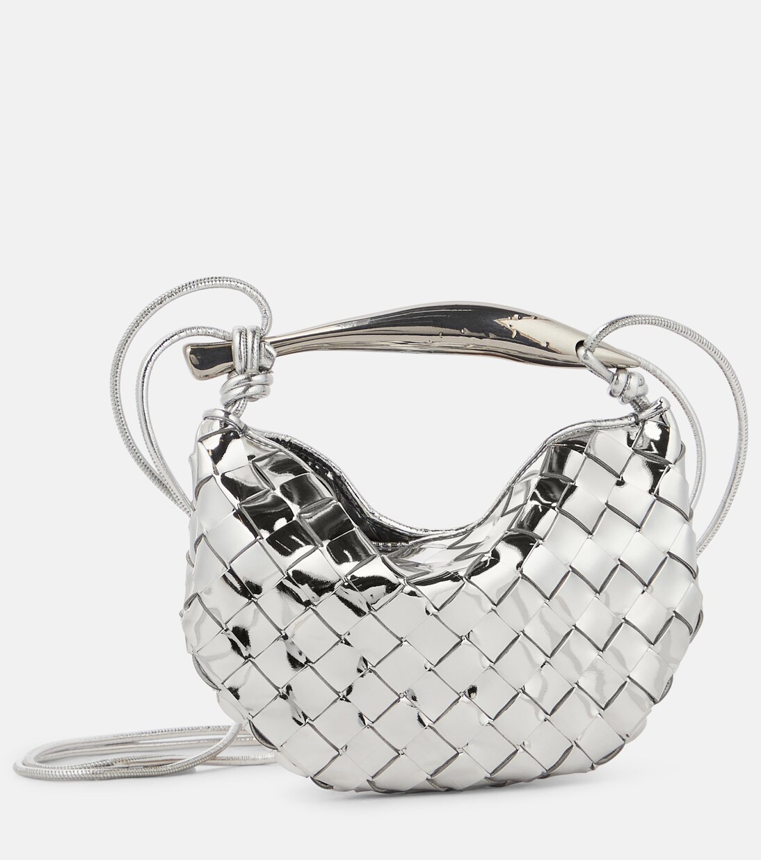Sardine Mini metallic leather tote bag | Mytheresa (US/CA)
