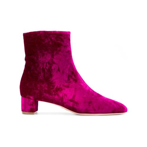 Oscar Tiye Ankle boot de couro 'Emme' - Pink & Purple | FarFetch BR