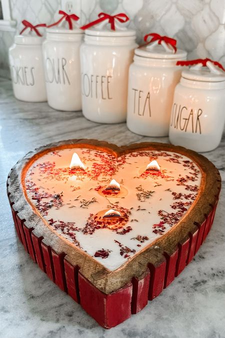 Say hello to the most amazing heart shaped candle from @abandonedcakes just in time for Valentine’s Day! #ad I grabbed the Volcano scent and man is it FIRE🔥 

#holidaydecor #homedecor #volcanocandle 

#LTKhome #LTKGiftGuide #LTKSeasonal