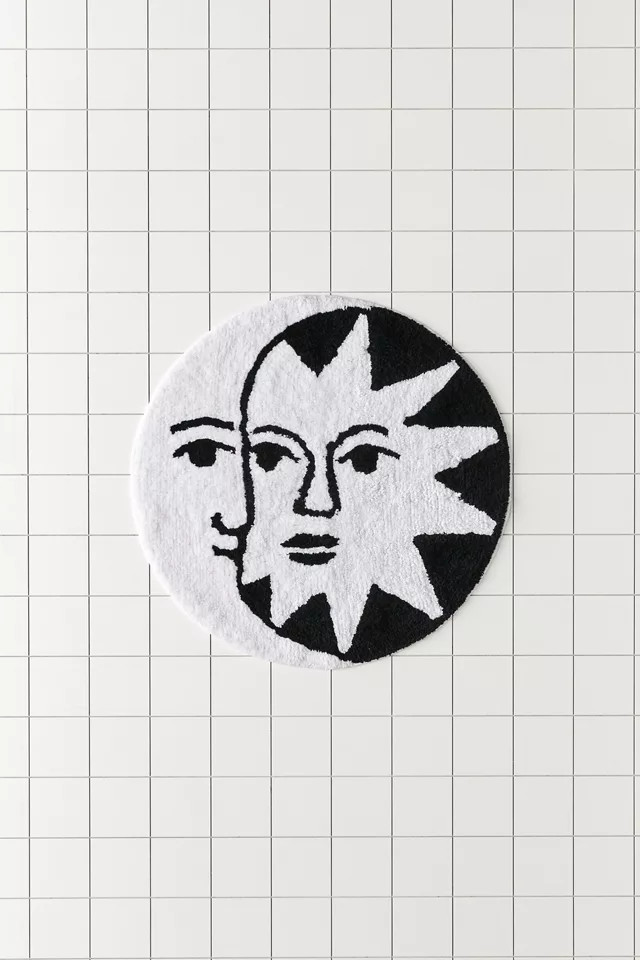 Sun And Moon Bath Mat | Urban Outfitters (US and RoW)