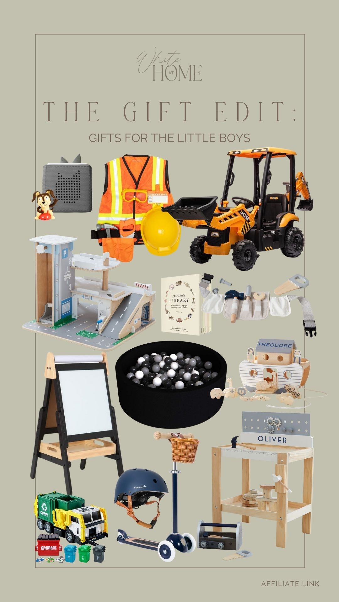 A curated holiday gift guide for the little boys! Everything they will want and need from constructions trucks to tool sets, car ramps, and art easels! 

#LTKGiftGuide #LTKKids