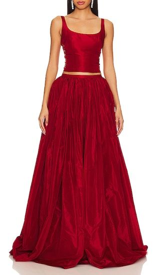 Devon Skirt in Red | Revolve Clothing (Global)
