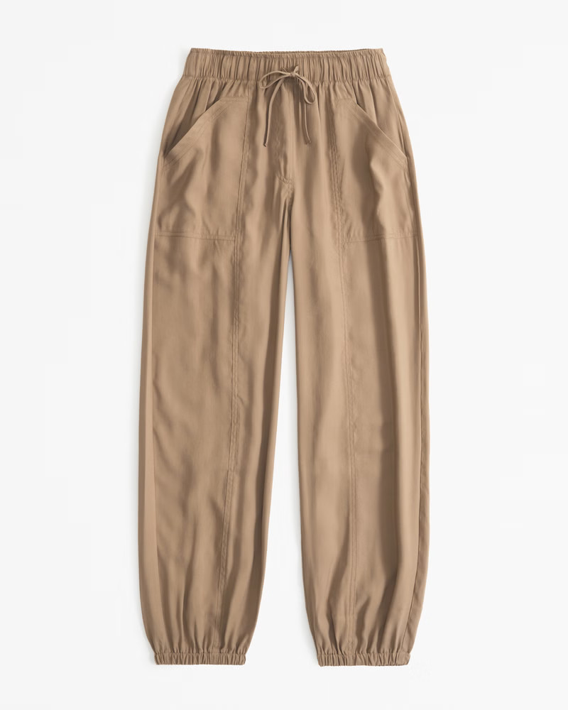 Women's Drapey Utility Jogger | Women's Bottoms | Abercrombie.com | Abercrombie & Fitch (US)
