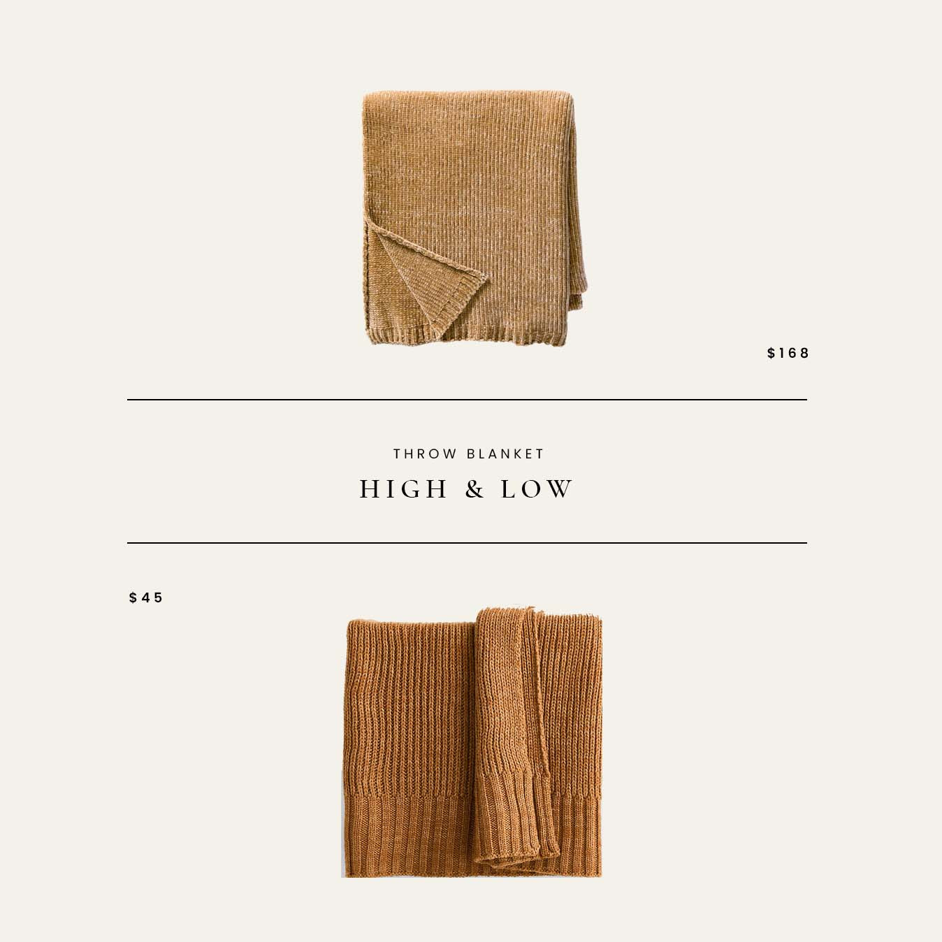 High / Low : Throw Blanket 

 #LTKHome
