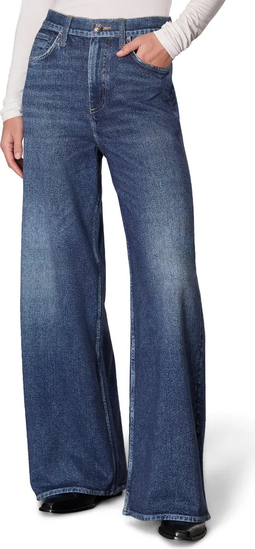 Miramar Sofie High Waist Ankle Wide Leg Sweatpant Jeans | Nordstrom