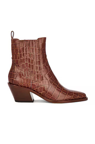Dolce Vita Senna Bootie in Walnut from Revolve.com | Revolve Clothing (Global)