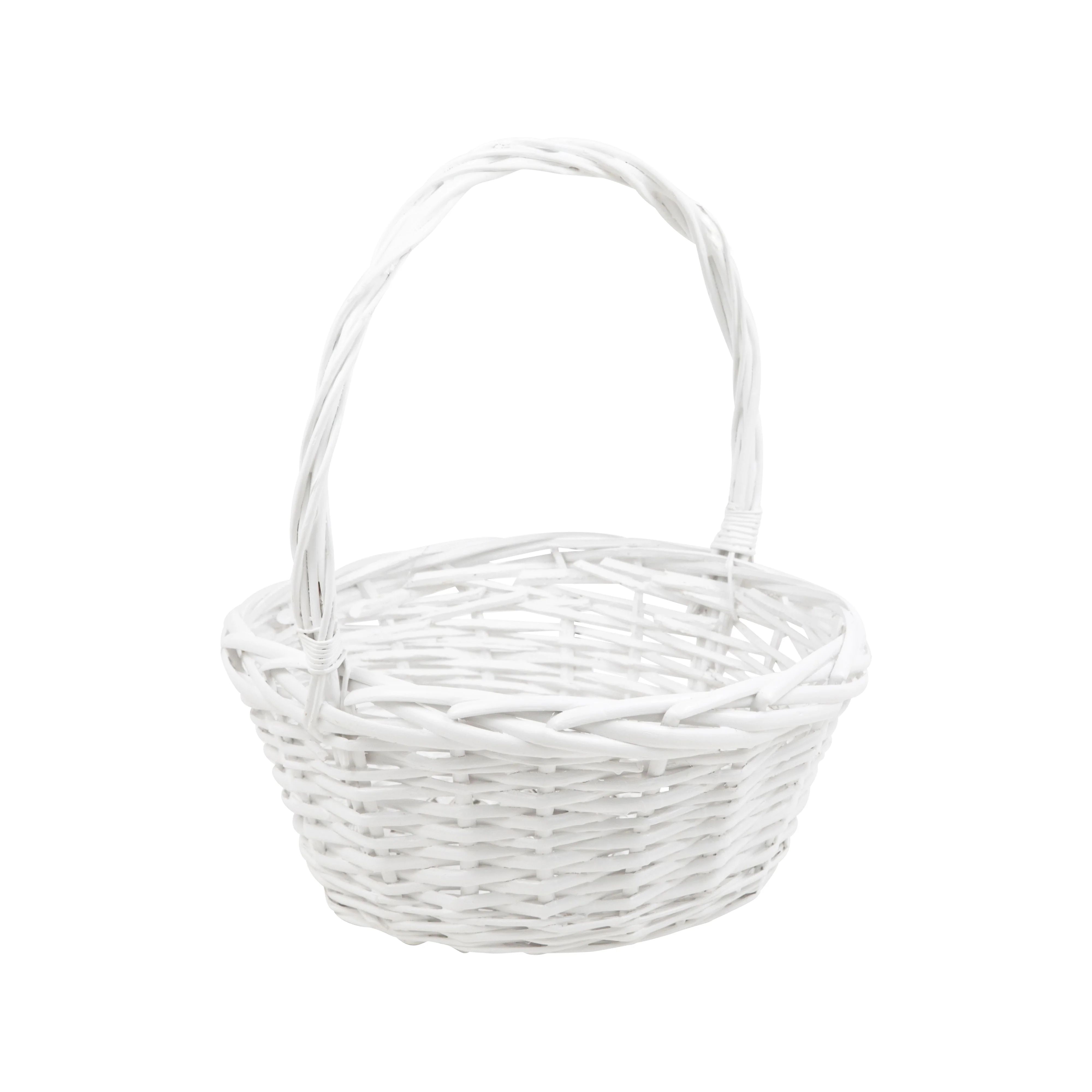Easter Basket (Round) - White | The Beaufort Bonnet Company