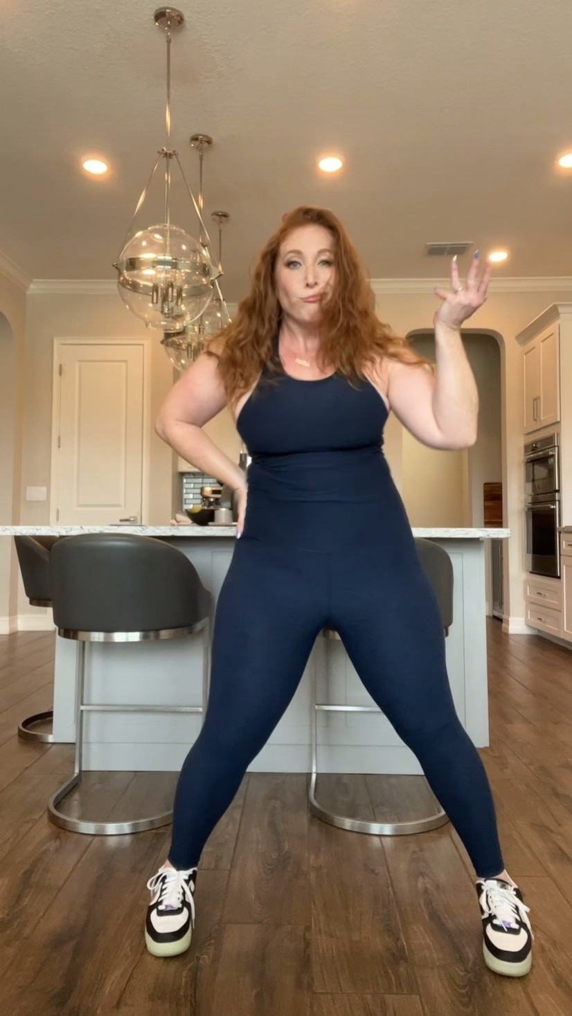 Beyond Yoga seriously has the softest, most comfortable workout clothes! Wearing a size large in both the bra and leggings.

#LTKPlusSize #LTKVideo #LTKMidsize