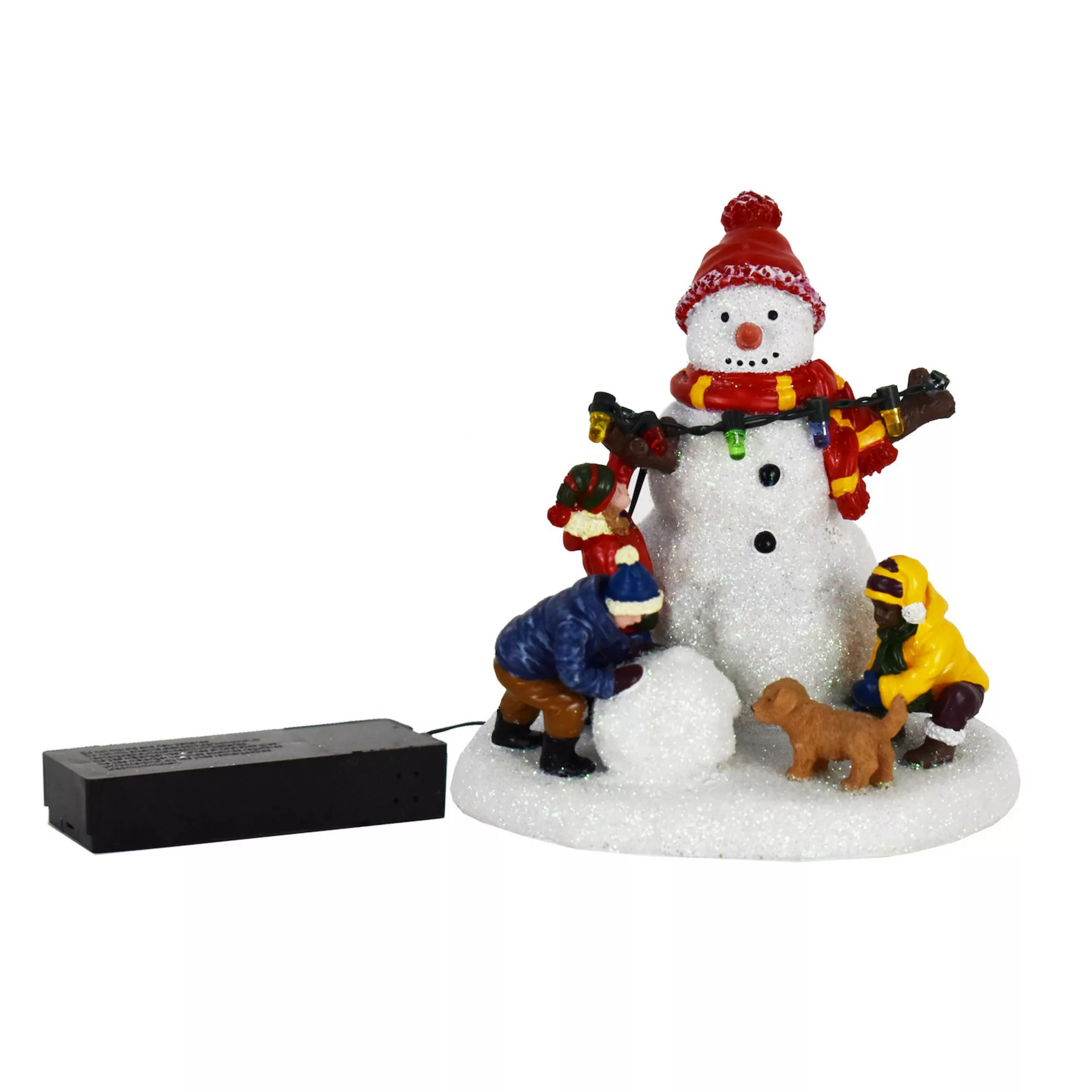 St. Nicholas Square® Village Snowman with Children Table Decor | Kohl's