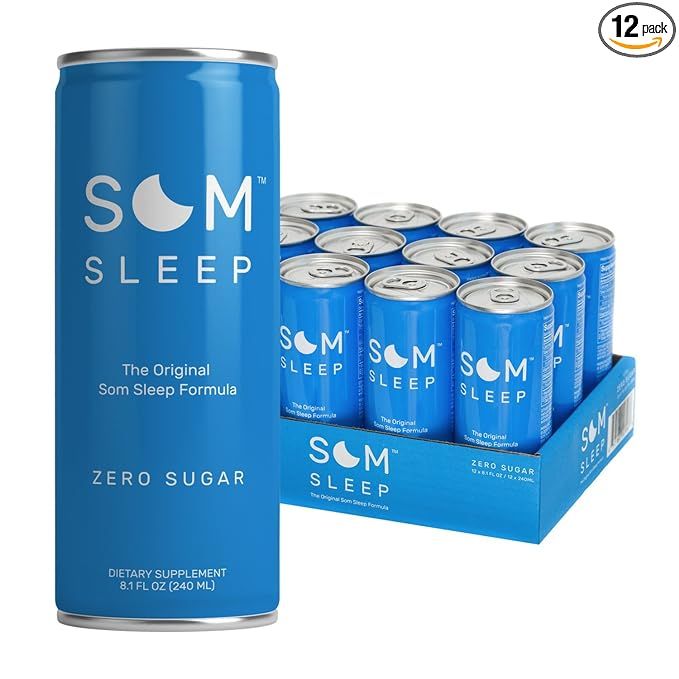 Som Sleep, The Original Sleep Support Formula w/ Melatonin, Magnesium, Vitamin B6, L-Theanine & G... | Amazon (US)