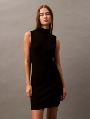 Tech Knit Sleeveless Mini Dress | Calvin Klein | Calvin Klein (US)