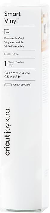 Cricut Joy Xtra Smart Removable Vinyl (9.5 in x 12 in), Temporary Vinyl for Craft & Décor, No Re... | Amazon (US)