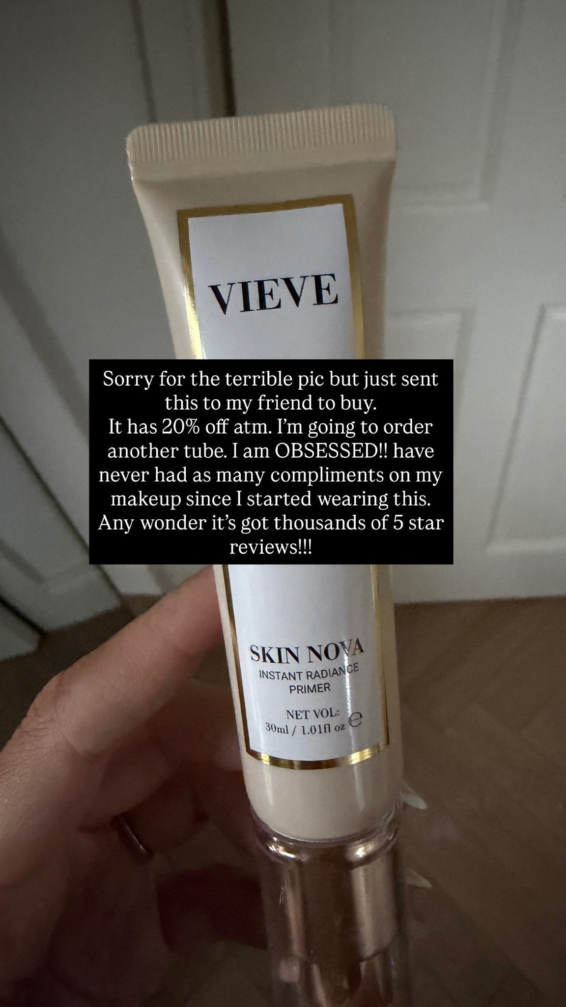 Don’t buy this if you want the glowiest skin of all time 🫶🏽
