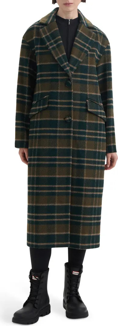 Hunter Carra Brushed Plaid Coat | Nordstromrack | Nordstrom Rack