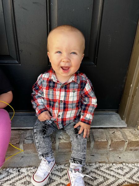 Cree’s fall fit ✌🏼🍂 his flannel and jeans are both on sale! 

#LTKbaby #LTKunder50 #LTKfamily