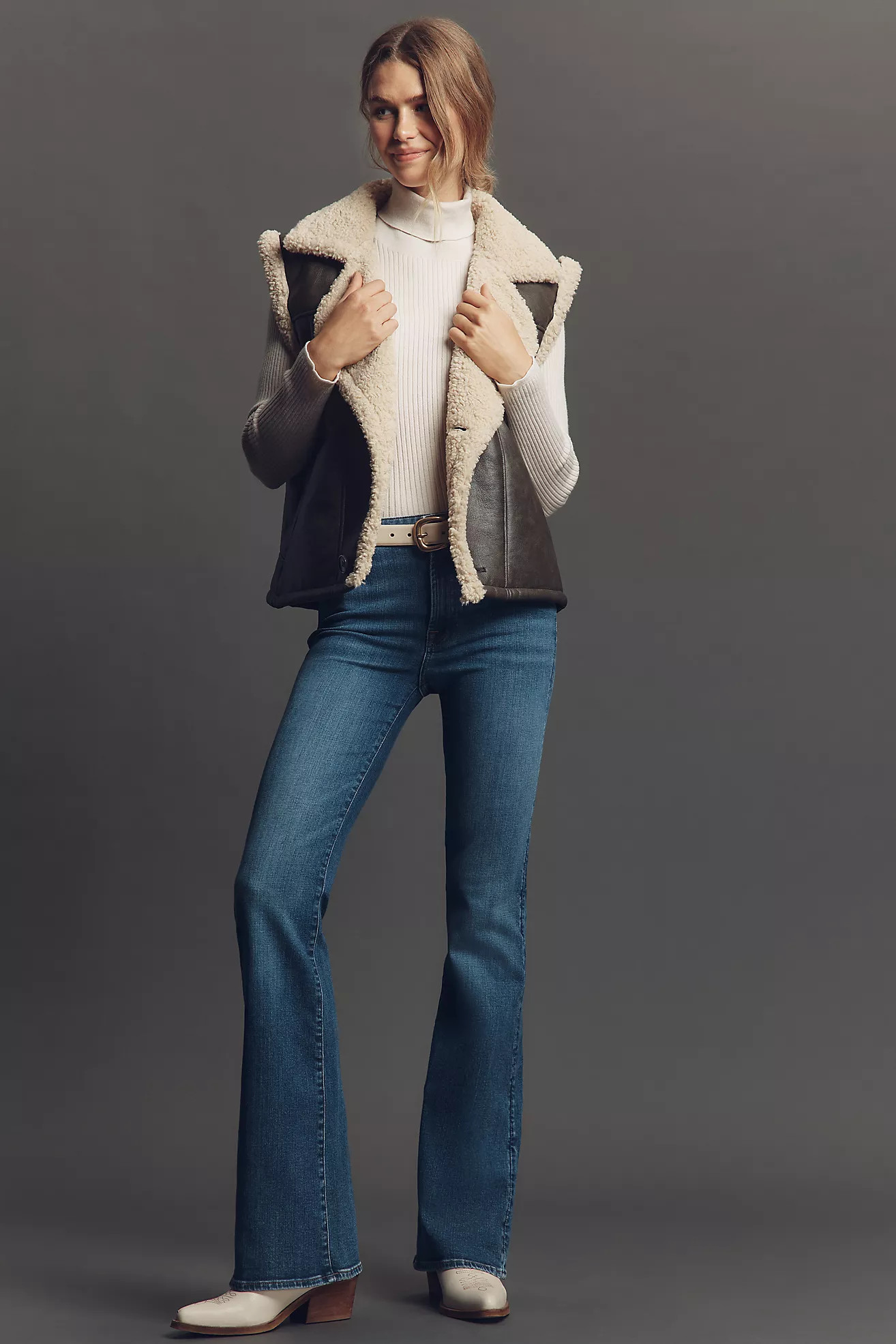 7 For All Mankind Leggy High-Rise Bootleg Jeans | Anthropologie (US)