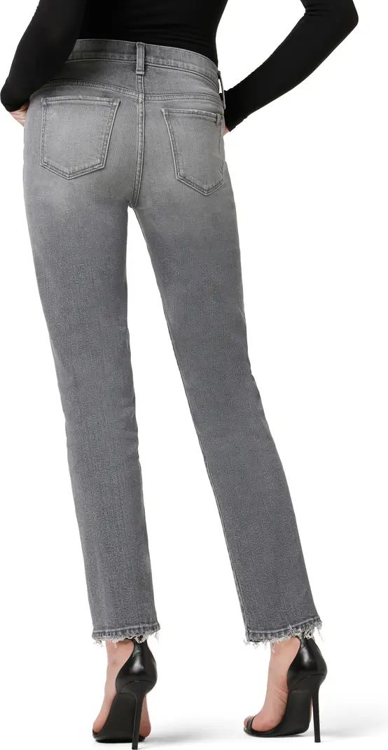 The Lara Frayed Mid Rise Cigarette Jeans | Nordstrom