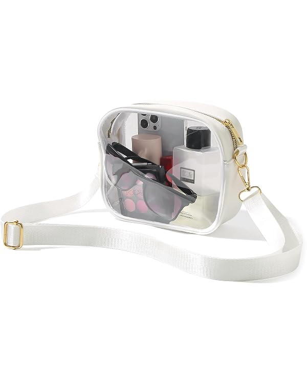 Clear Bag Stadium Approved, Crossbody Transparent Bag for Concerts Sports Events, Purses for Men ... | Amazon (US)