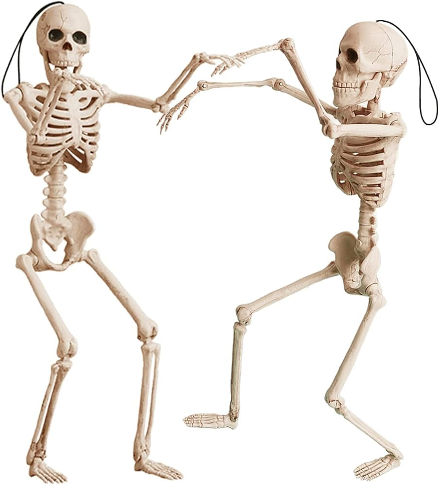 Halloween Skeleton Decorations Small for Kids: 16 Inch Posable Skeletons for Haunted House Party ... | Amazon (US)