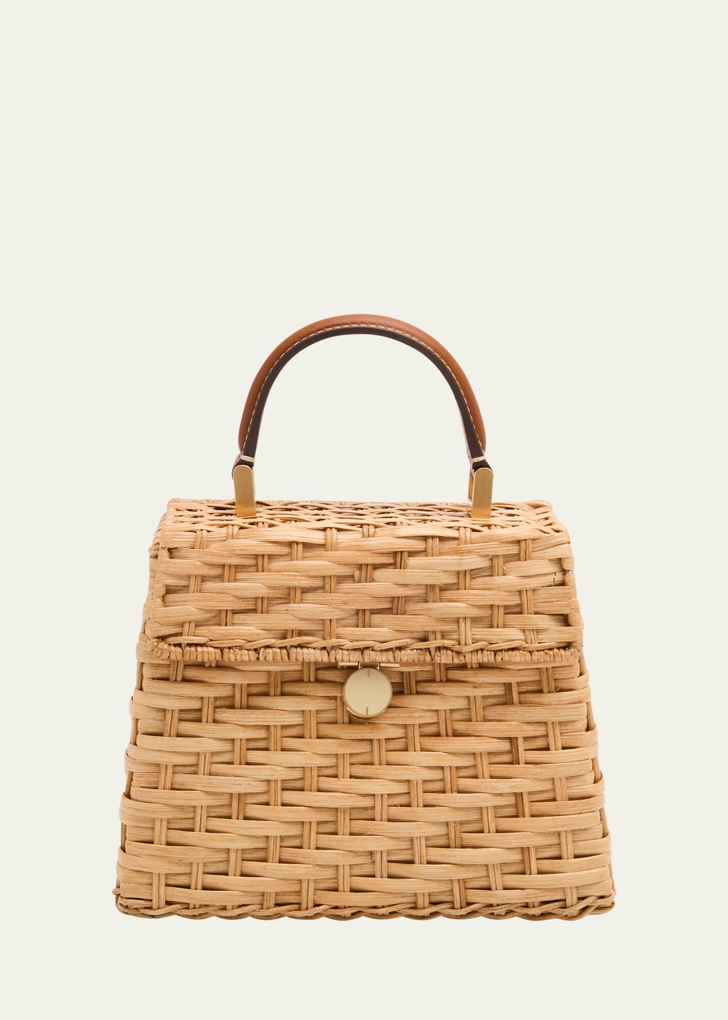 Cult Gaia Sybil Flap Rattan Crossbody Bag | Bergdorf Goodman