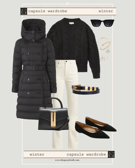 Winter capsule outfit, puffer coat, business casual outfit 

#LTKstyletip #LTKFind #LTKworkwear