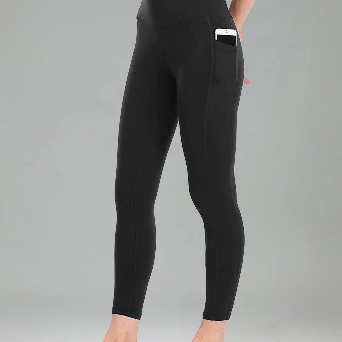 Essential High Waisted No-Roll 25" Sports Legging w/ Pockets | Colorfulkoala