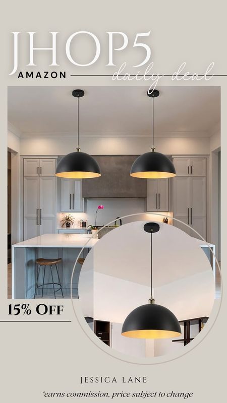 Amazon daily deal, save 15% on this large dome dependent light. Also available in gold and white.Modern lighting, pendant light, large pendant lights, kitchen lighting, Amazon home, Amazon lighting, Amazon deal

#LTKsalealert #LTKhome