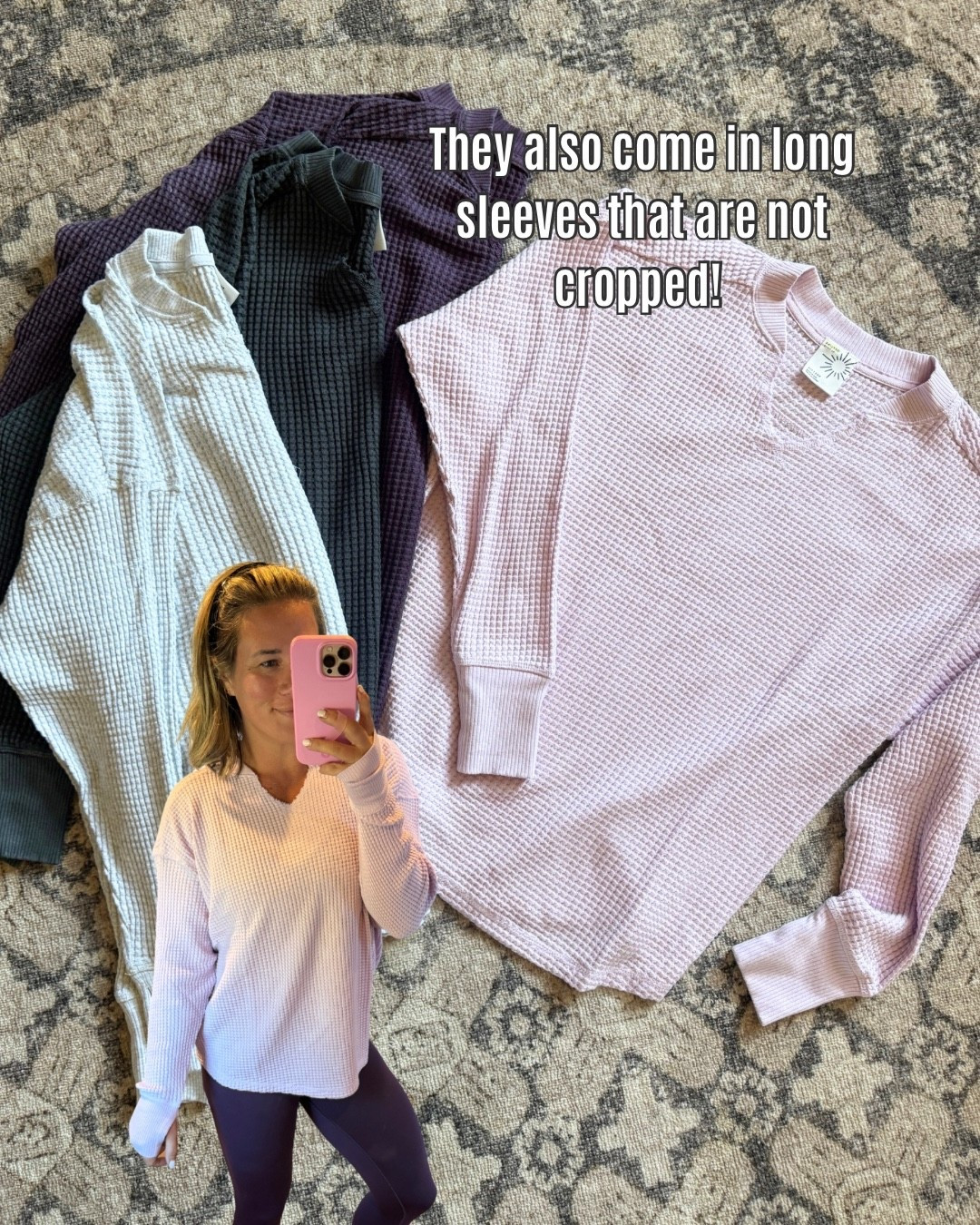 These waffle long sleeves are going to be a staple in the fall! Paired with leggings, shorts or jeans! Oversized.



#LTKSeasonal #LTKPetite #LTKSaleAlert