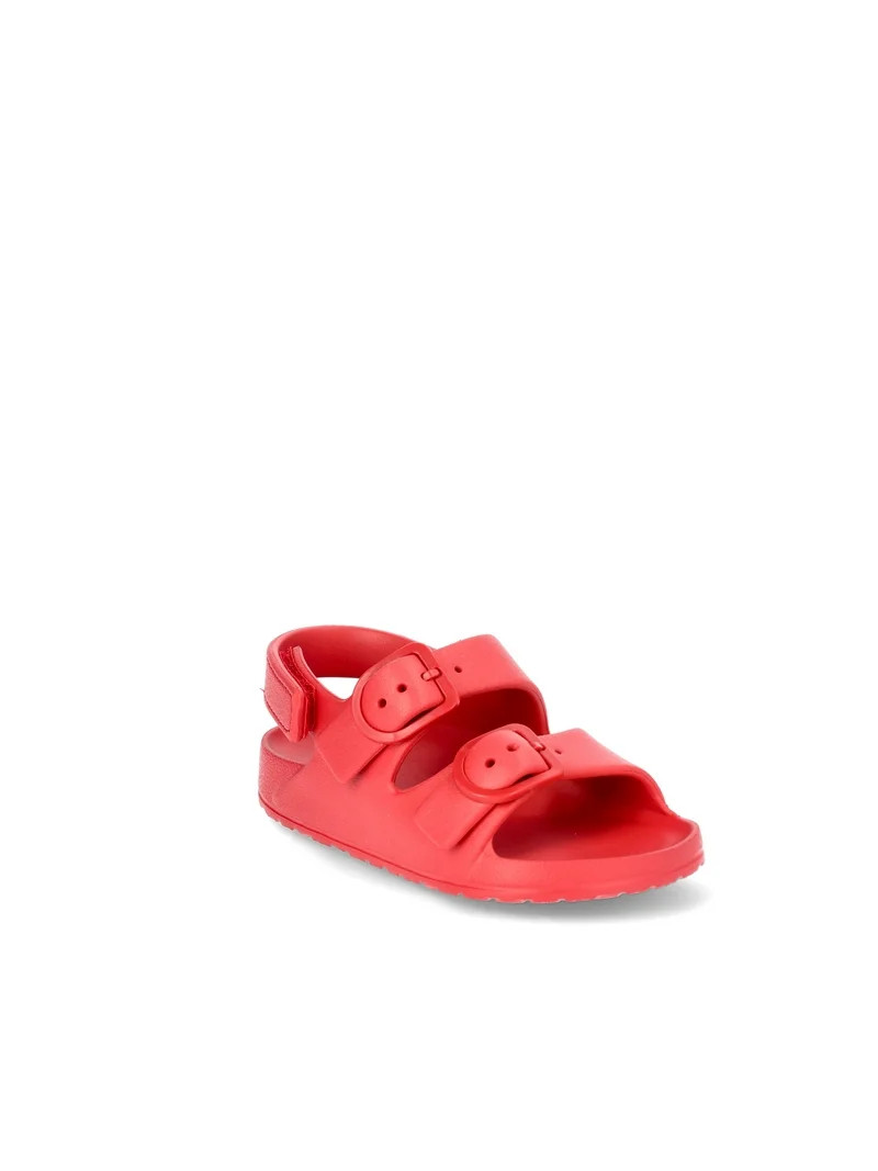 Wonder Nation Toddler Kids EVA Double Buckle Sandals | Walmart (US)