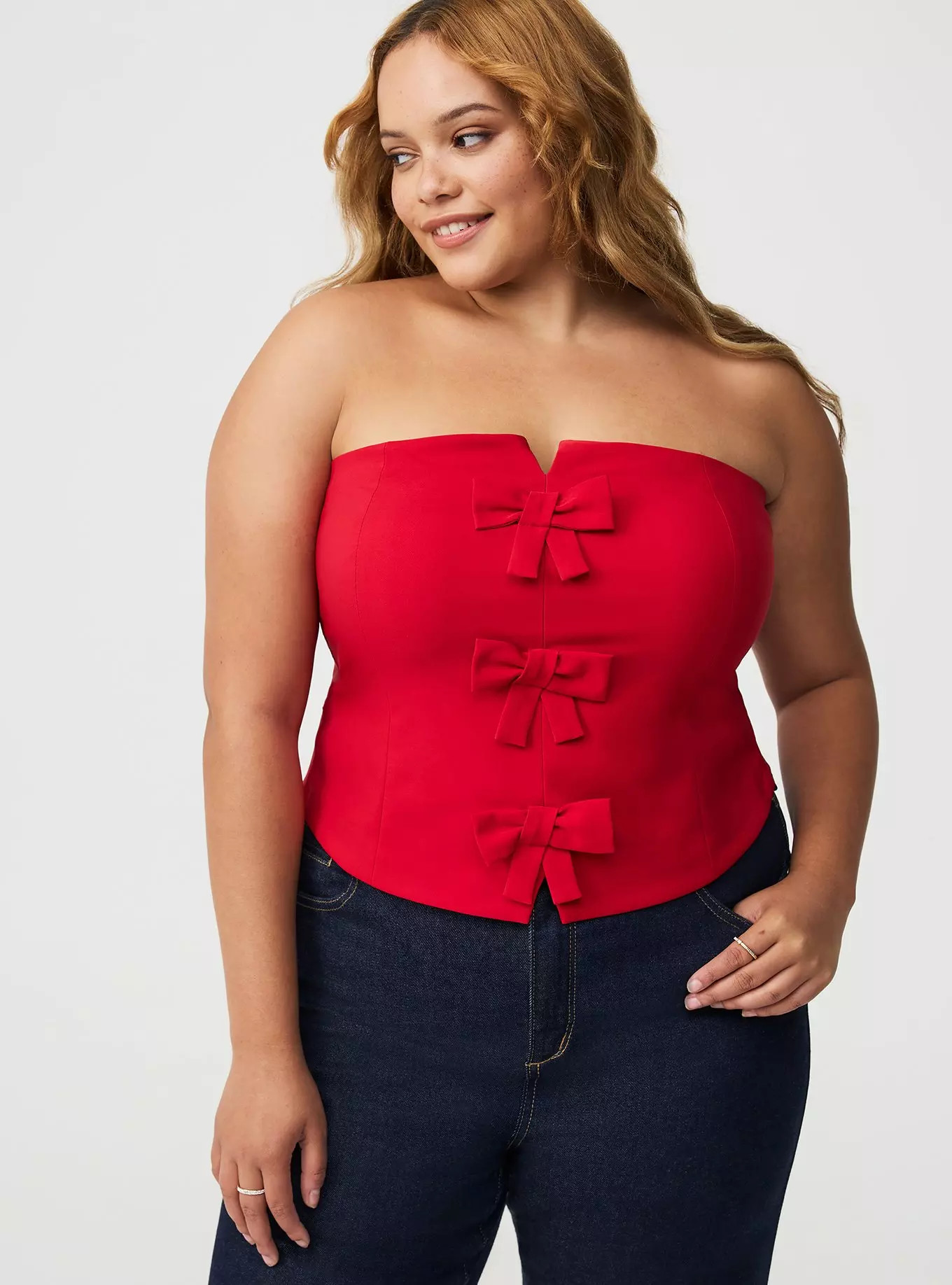 Bow Bustier Top | Torrid (US & Canada)