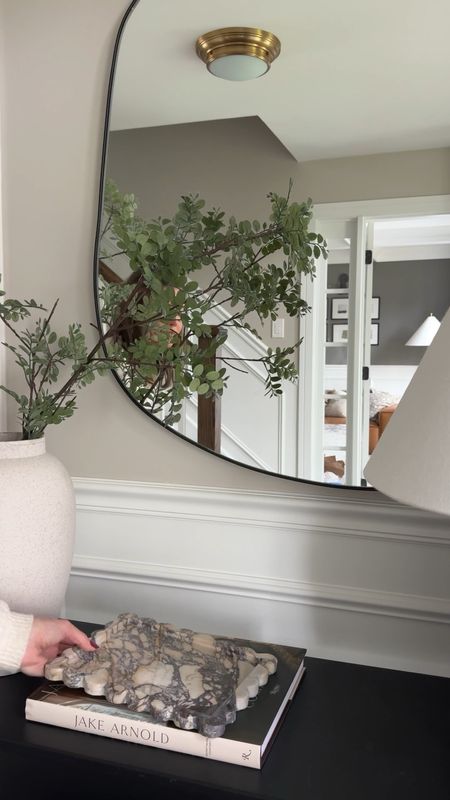 Spring styling around our new Ethnik Living mirror!! Can’t link it here but it’s the AOrganik Mirror in XL. I linked similar options! 

#LTKhome #LTKVideo #LTKSeasonal