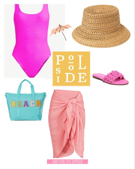 All things swim
Bucket hat
Beach bag
One piece swimsuit 
Swim cover up skirt
Cute sandals
Vacation mode!

#LTKFind #LTKstyletip #LTKsalealert