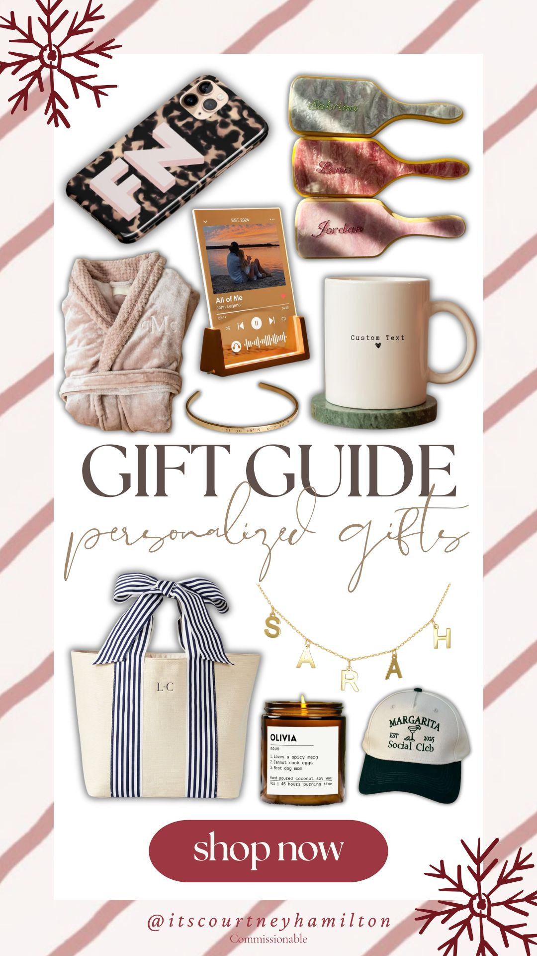 Personalized Gifts, Gift Guide! 🤎

gift inspo, gifts for her, finds under 100, new arrivals, finds under 50, home finds, etsy, courtney hamilton 

 #LTKGiftGuide #LTKHoliday #LTKSeasonal