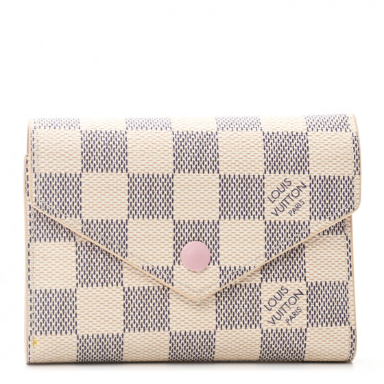 LOUIS VUITTON

Damier Azur Victorine Wallet Rose Ballerine | Fashionphile