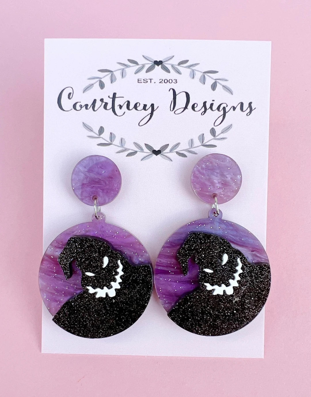 Disney Inspired Oogie Boogie Earrings - Etsy | Etsy (US)