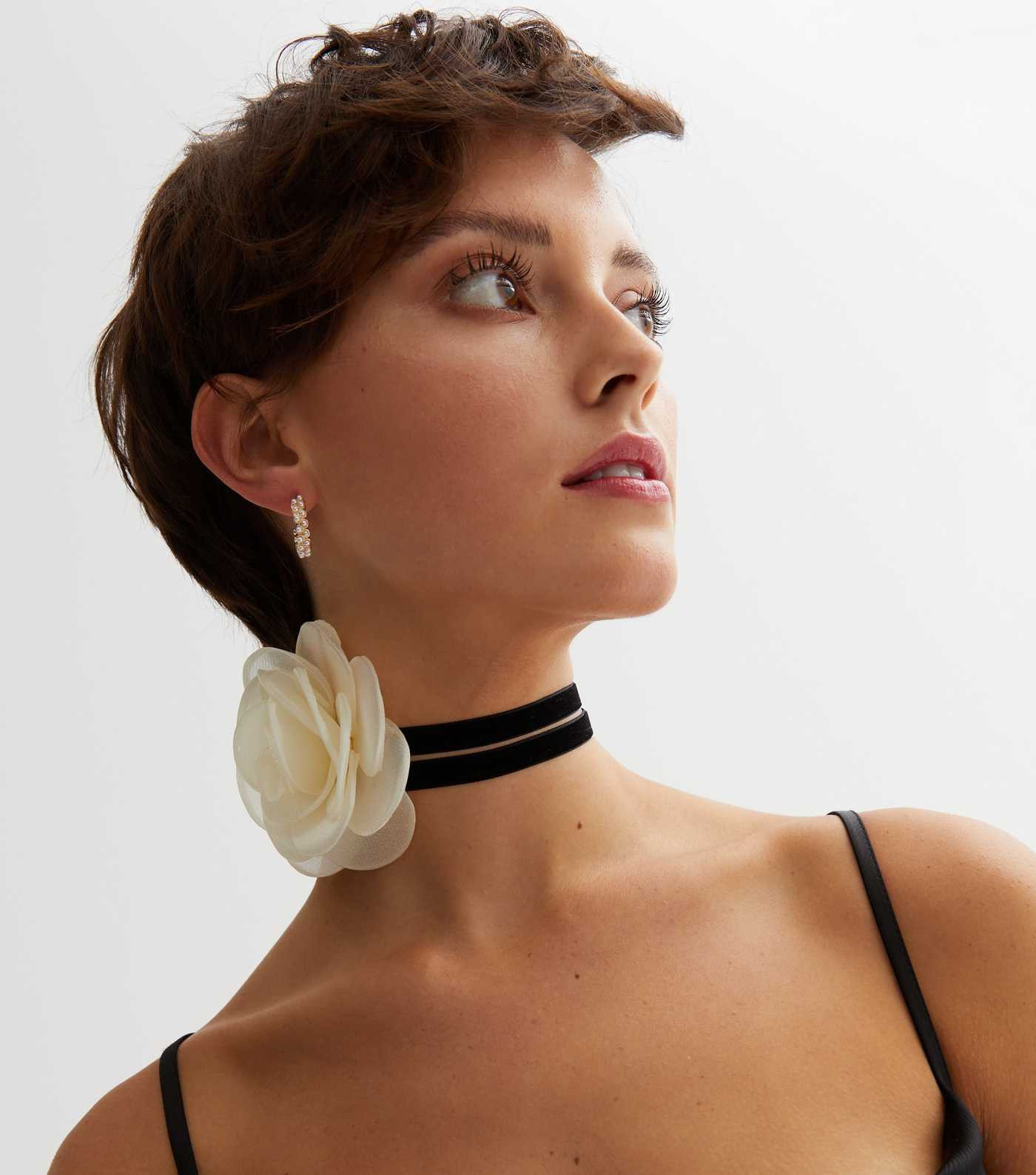 Cream Flower Corsage Choker
						
						Add to Saved Items
						Remove from Saved Items | New Look (UK)