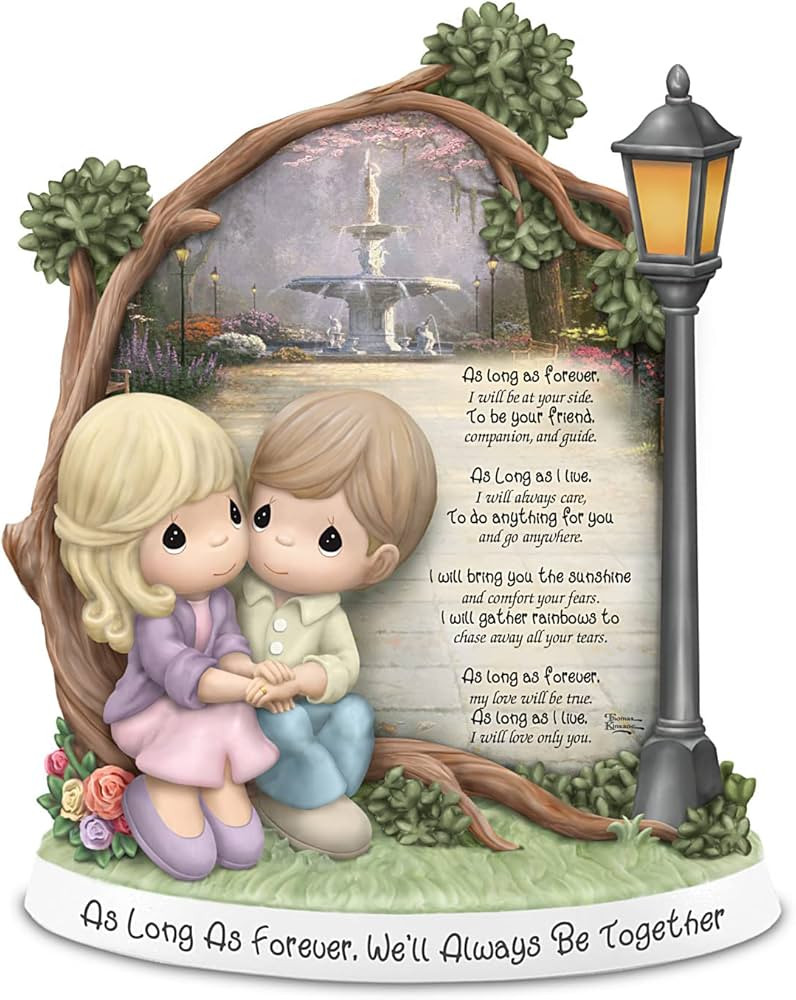 The Hamilton Collection Precious Moments As Long As Forever, We'll Always Be Together Hand-Painte... | Amazon (US)