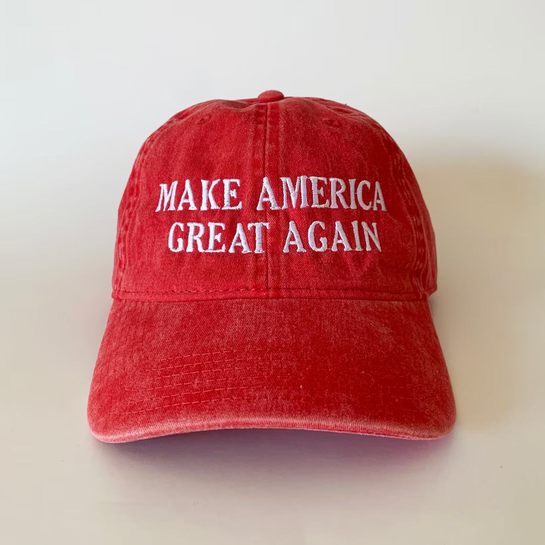 Make America Great Again Embroidered Washed Cap MAGA Hat Patriot Cap Cotton Cap Dad Hat - Etsy | Etsy (US)