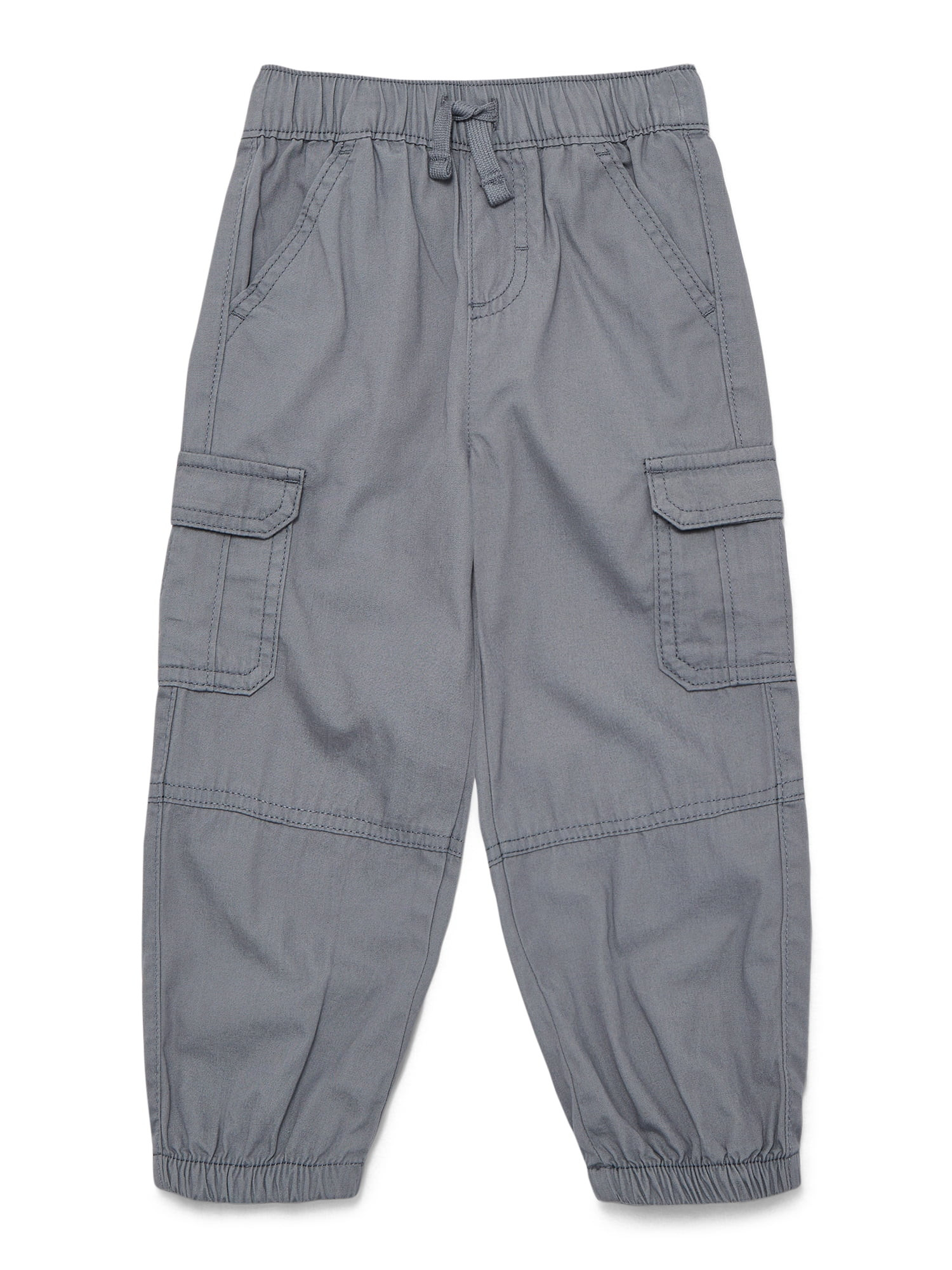 Wonder Nation Baby and Toddler Boys Cotton Cargo Jogger Pants, Sizes 12M-5T | Walmart (US)