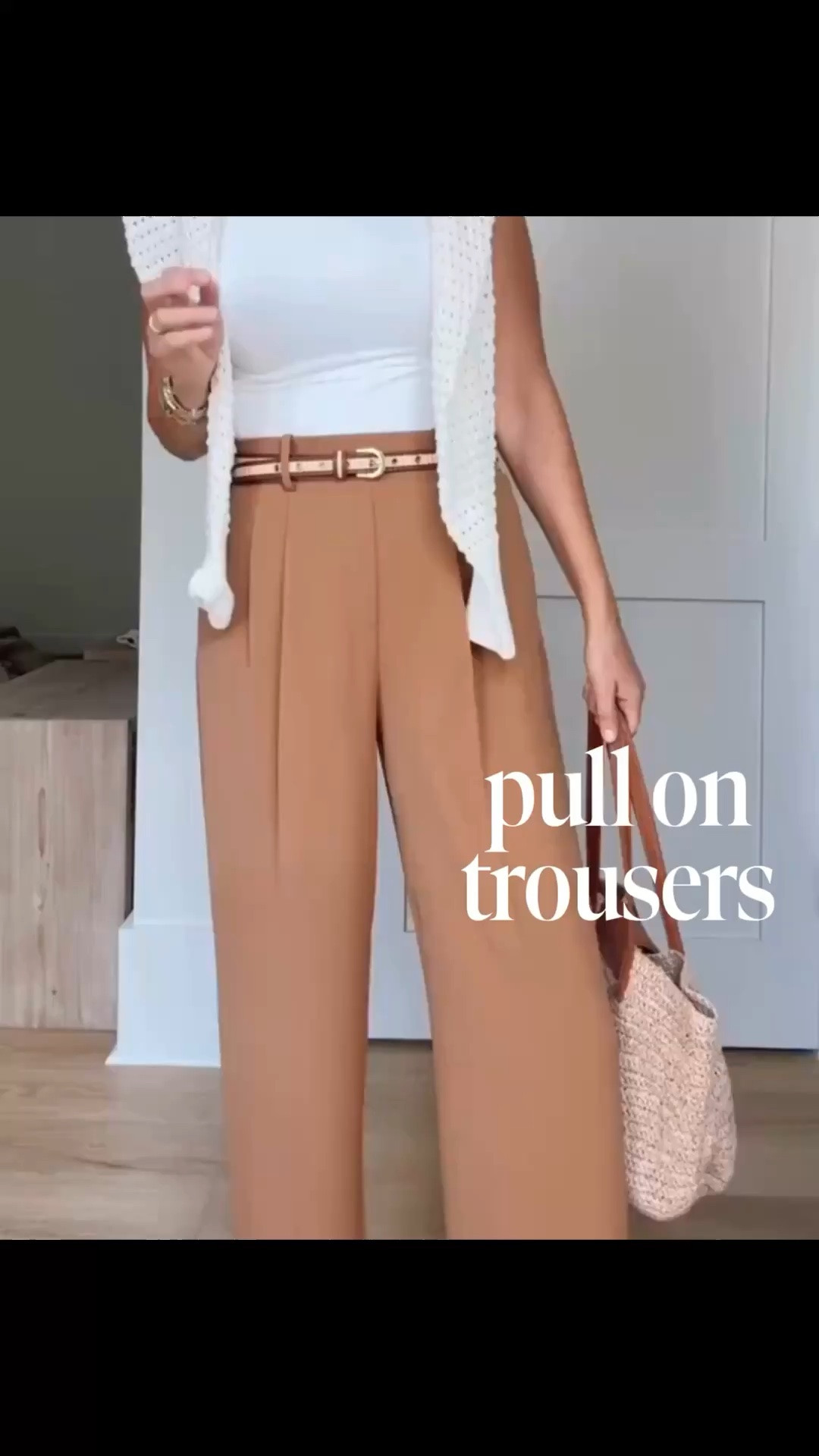 Pull on trousers for the office 🙌🏻🙌🏻

#LTKSeasonal #LTKOver40 #LTKTall