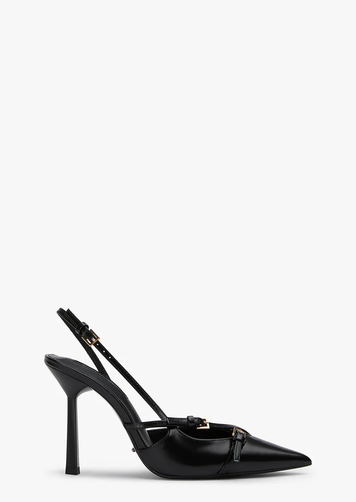 Garda Black Hi Shine Heels | Heels | Tony Bianco | Tony Bianco (Australia & New Zealand)