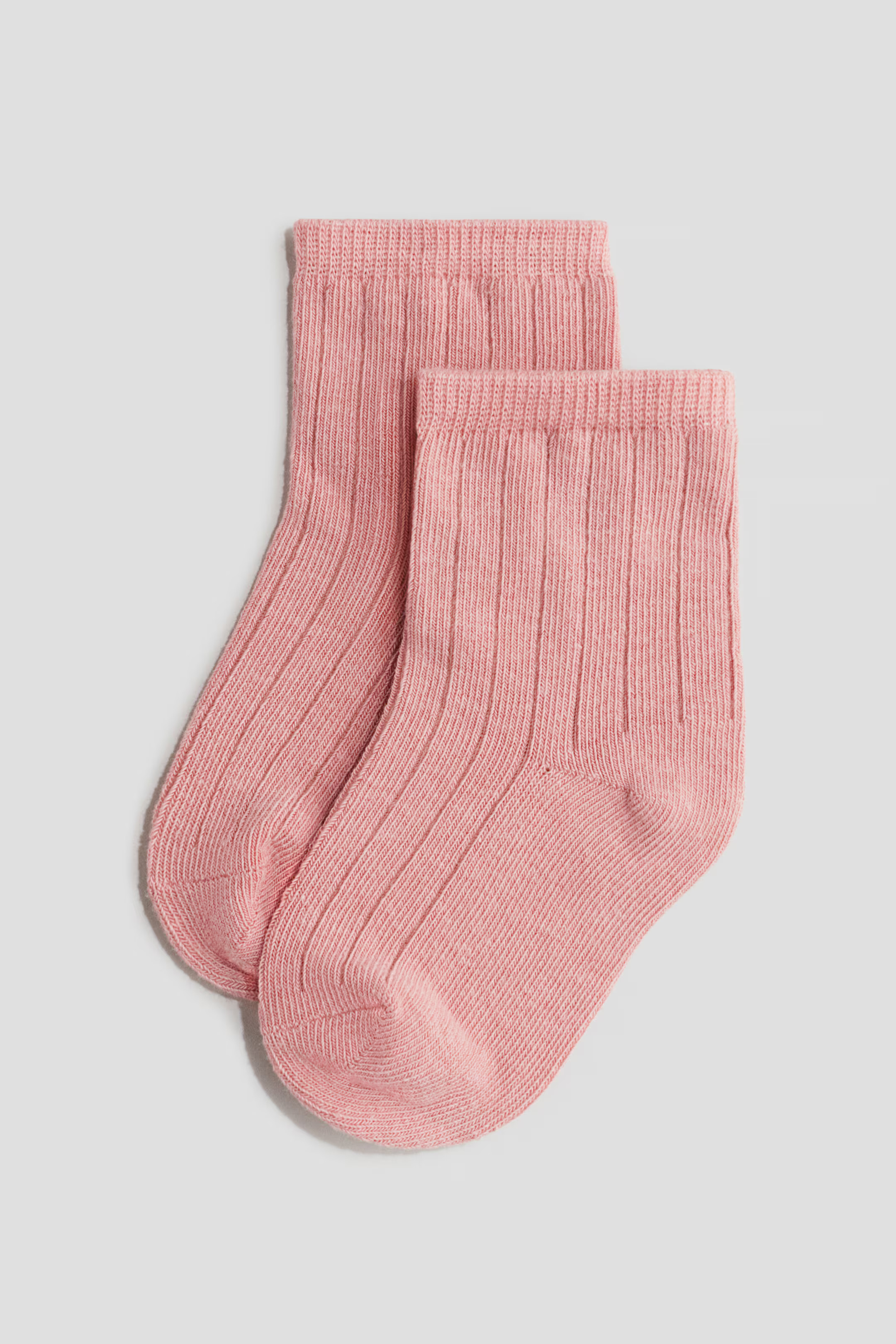 5-pack Knit Socks - Peach/pink - Kids | H&M US | H&M (US + CA)