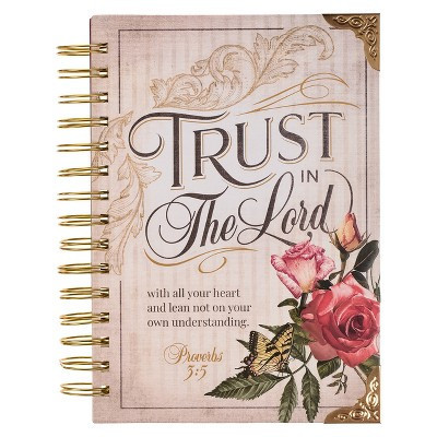 Christian Art Gifts Journal W/Scripture for Women Trust in the Lord Butterfly Proverbs 3:4 Bible Verse Burgundy 192 Ruled Pages, Large Hardcover | Target