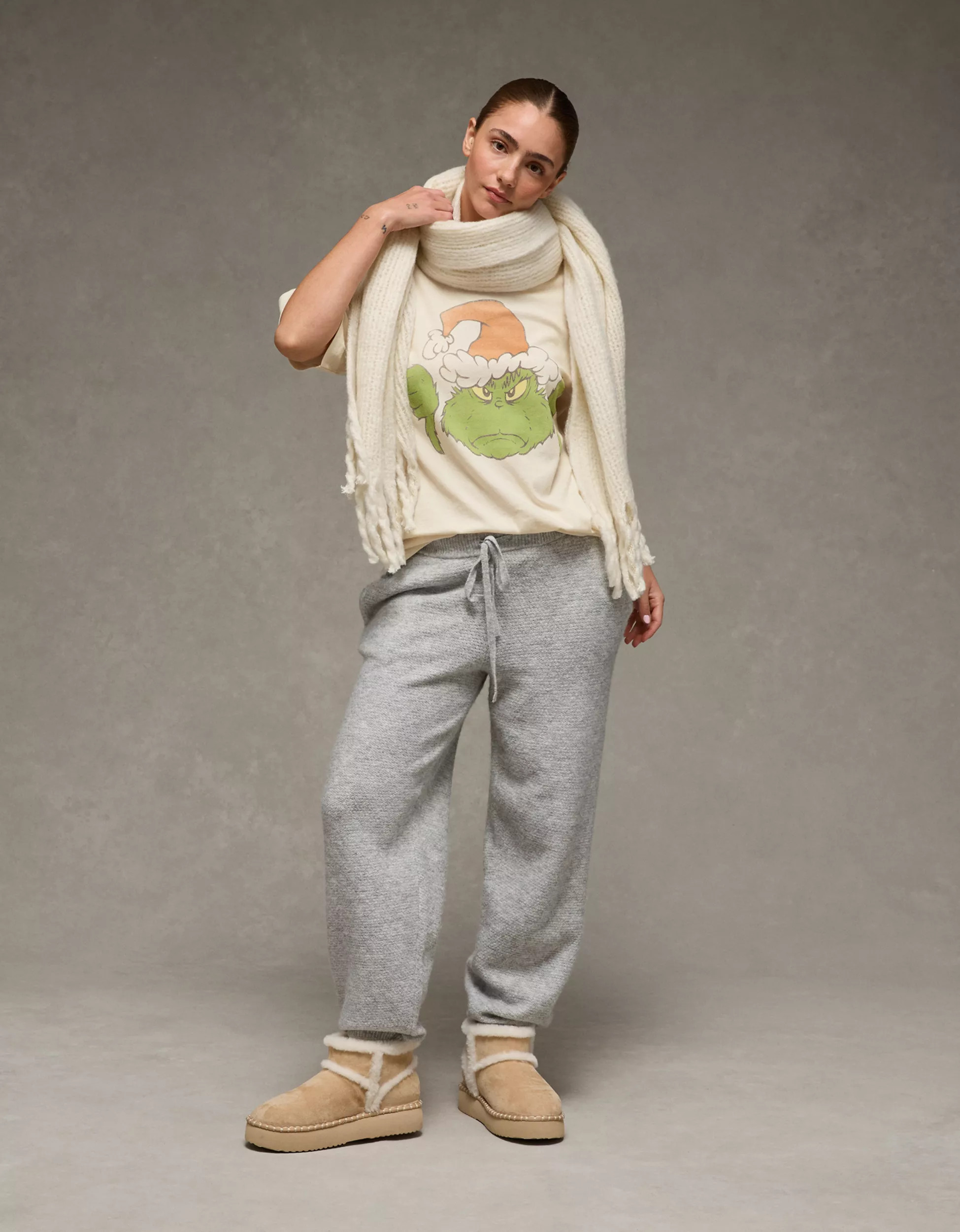 AE Grinch Relaxed Graphic T-Shirt | American Eagle Outfitters (US & CA)