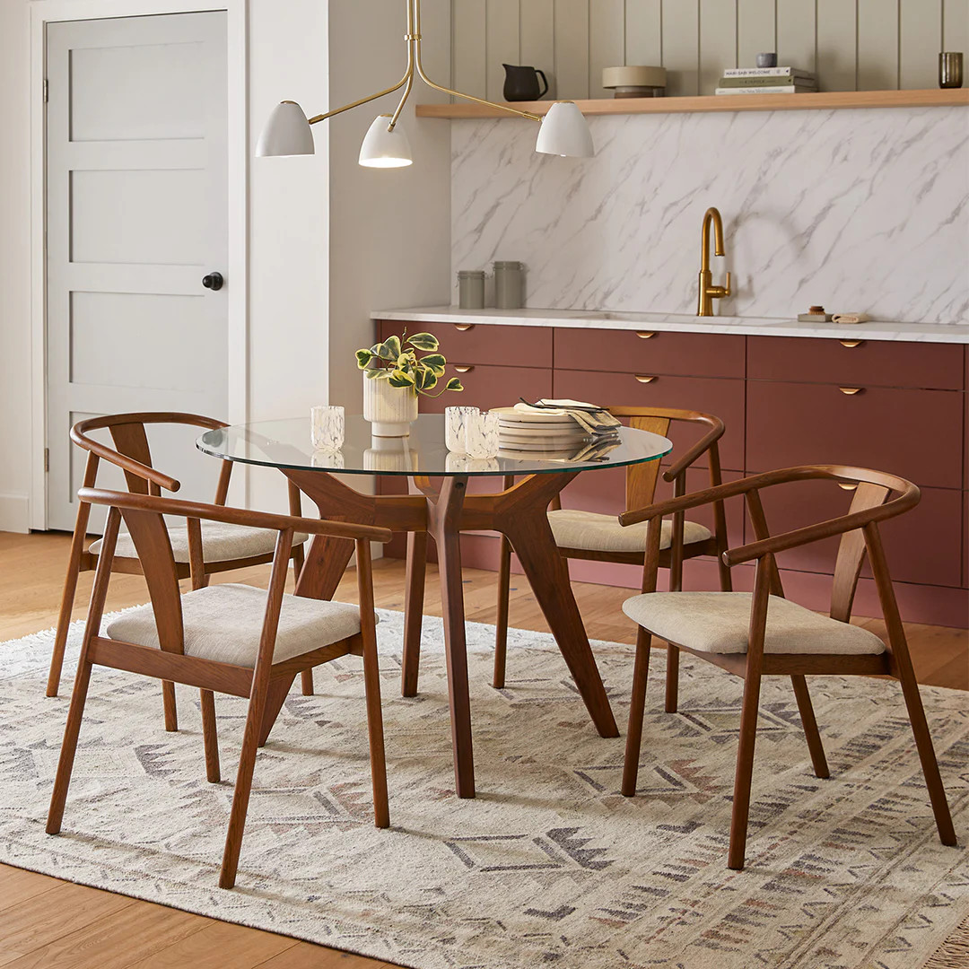 Fonra Dining Chair - Smoked Oak and Santolina Gray | Article