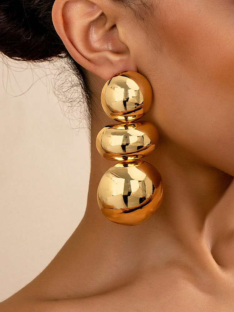 $2.32
$2.90
-20%
Pay now or in 4 payments of $0.58 
9% OFF For orders $9.00+
25% OFF For orders $9.00+
18% OFF For orders $59.00+

Save $0.12 off this item after joining.
1 Pair Vintage Elegant Geometric Teardrop Statement Earrings, Stainless Steel With Titanium Alloy Posts, Fashionable Large Drop Dangle Earrings For Women, Suitable For Daily Wear, Novelty Earrings
4.66
(15)
Color: Oval Golden Yellow



Size / Style Type
Click to buy
Qty:

 | SHEIN