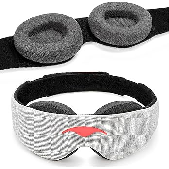 Manta Sleep Mask - 100% Light Blocking, Adjustable Sleeping Mask with Detachable Eye Cups, Ultra ... | Amazon (US)