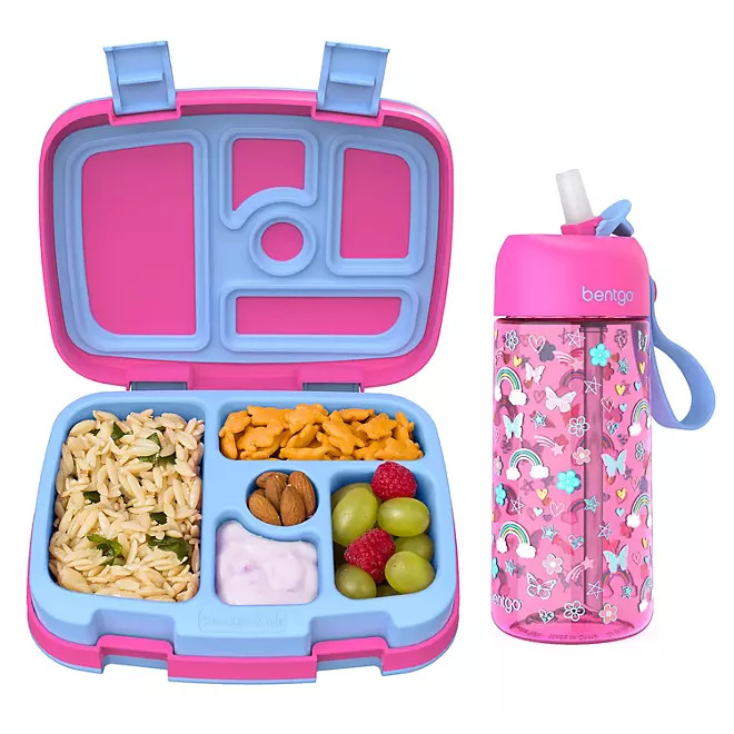 Bentgo Kids Prints Lunch Box & Water Bottle Set, Choose Color | Sam's Club