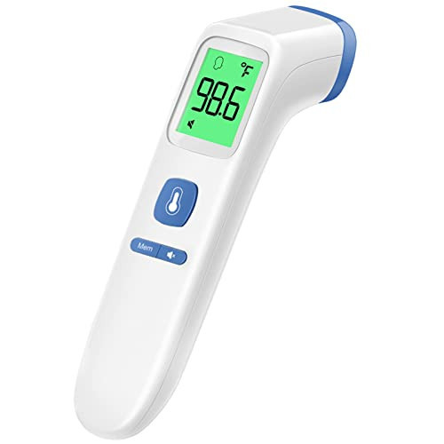 Thermometer for Adults and Kids, Digital Forehead Thermometer with Fever Alarm, Silent Mode & 35-Set Memory, Object 2 in 1 Mode, FSA/HSA Eligible | Amazon (US)